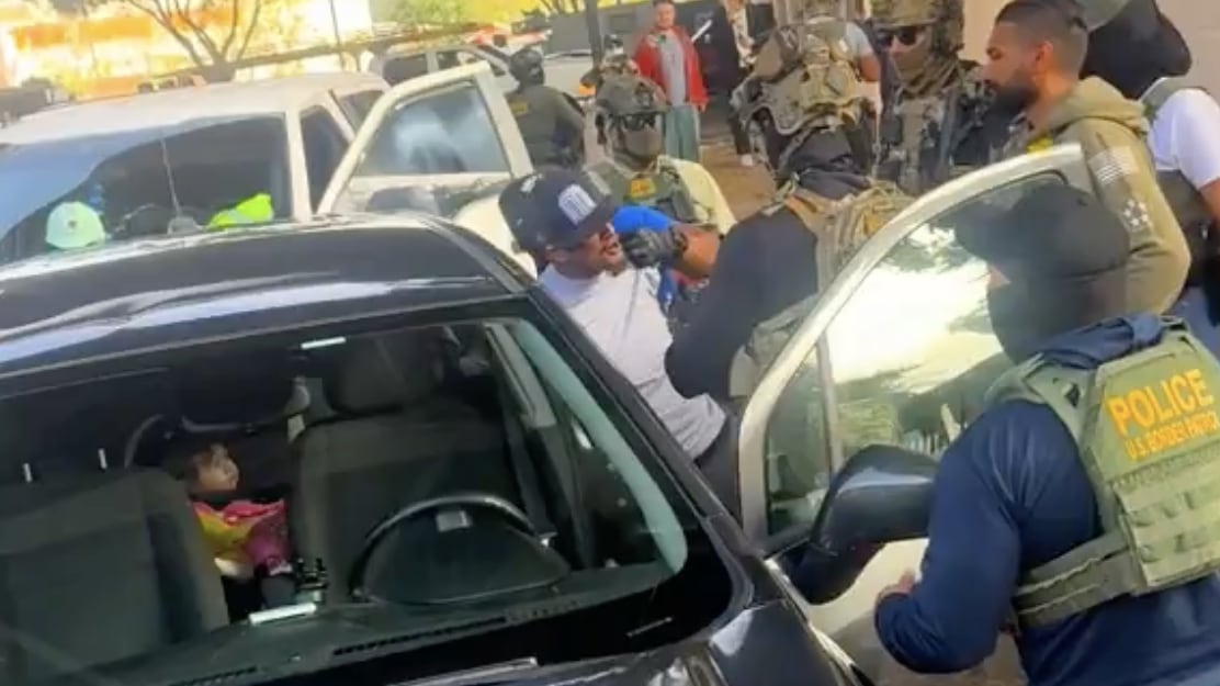 Masked Trump Goons Snatch U.S. Citizen’s Car With Toddler in the Back
