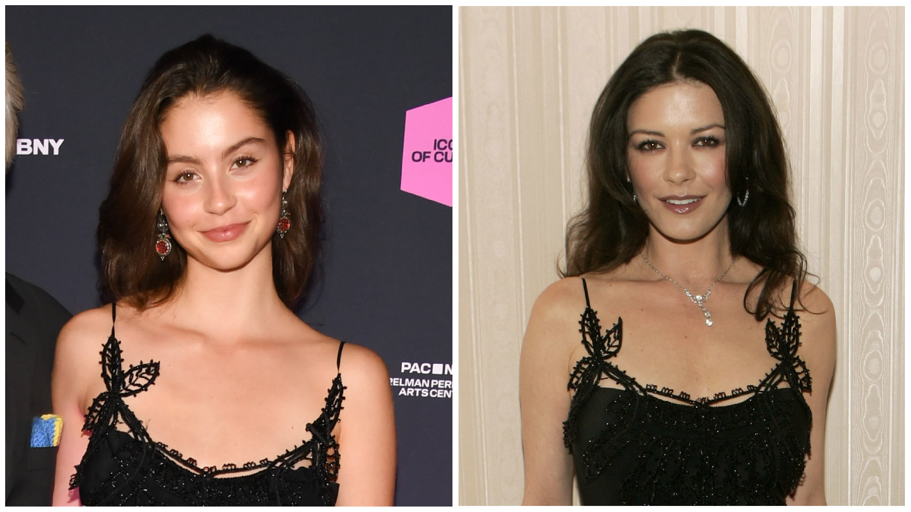 Catherine Zeta-Jones’s Daughter Wears Mom’s Famous Little Black Dress 20 Years Later