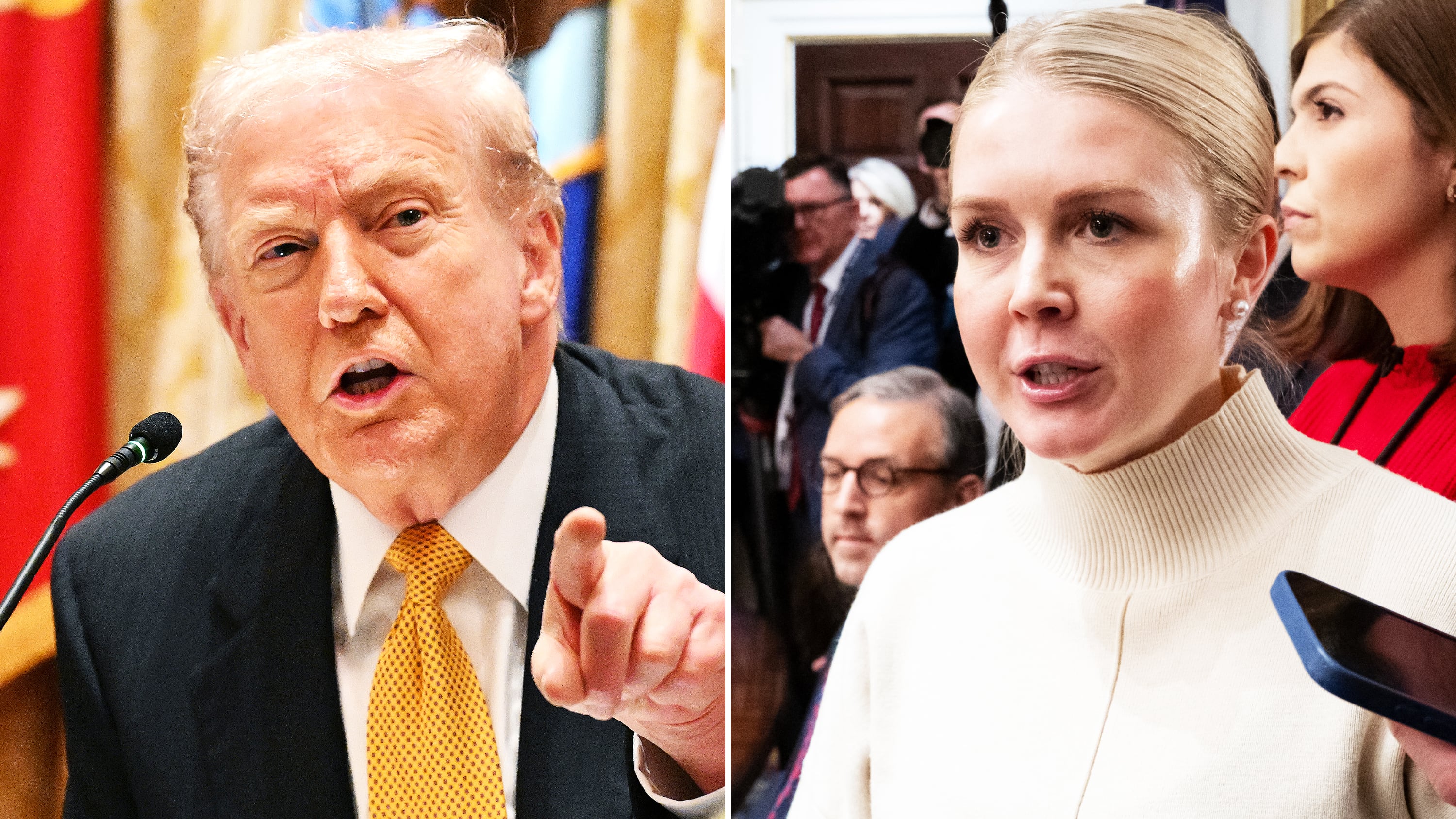 Trump, 79, Pleads for Leavitt, 28, to Rescue Him From Tough Questions