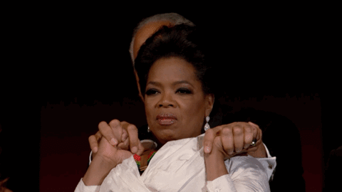 Oprah Winfrey at the Kennedy Center Honors / Giphy