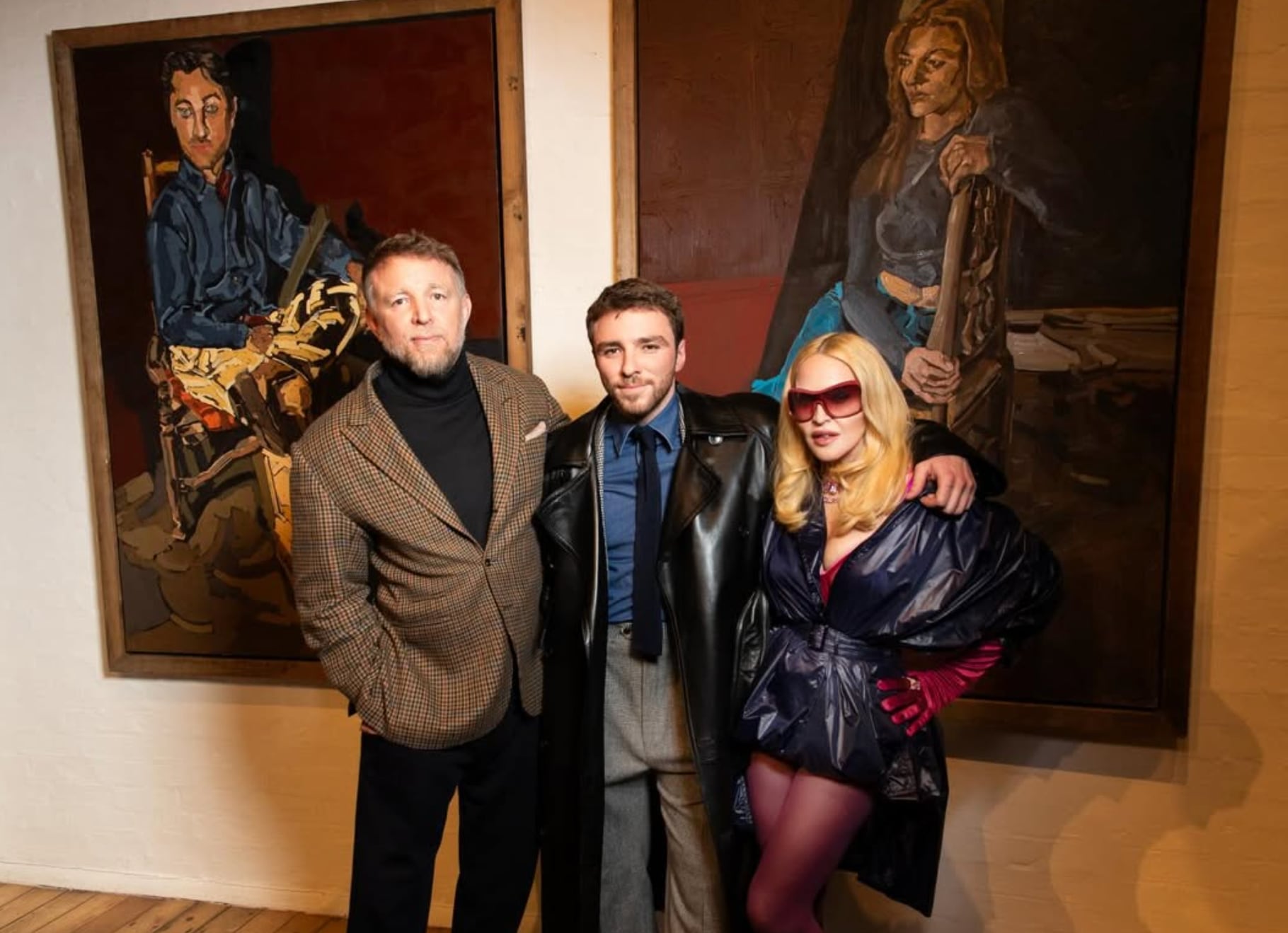 Guy Ritchie, Rocco, and Madonna pose together for the first time since 2008. / Instagram/Rocco Ritchie