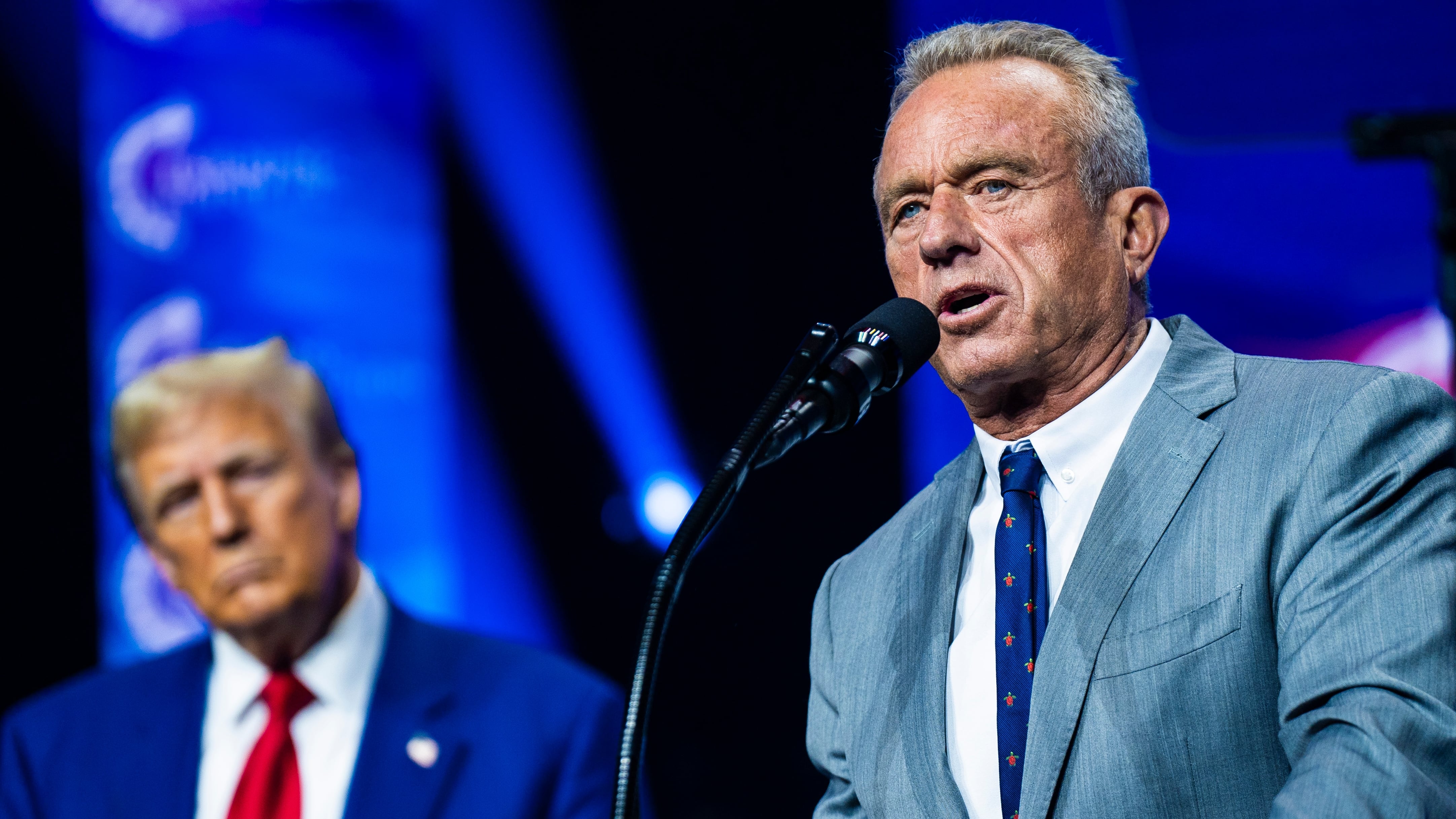Trump health secretary RFK Jr weighed into the gun violence debate on Thursday following the Minneapolis shooting. / The Washington Post / The Washington Post via Getty Im