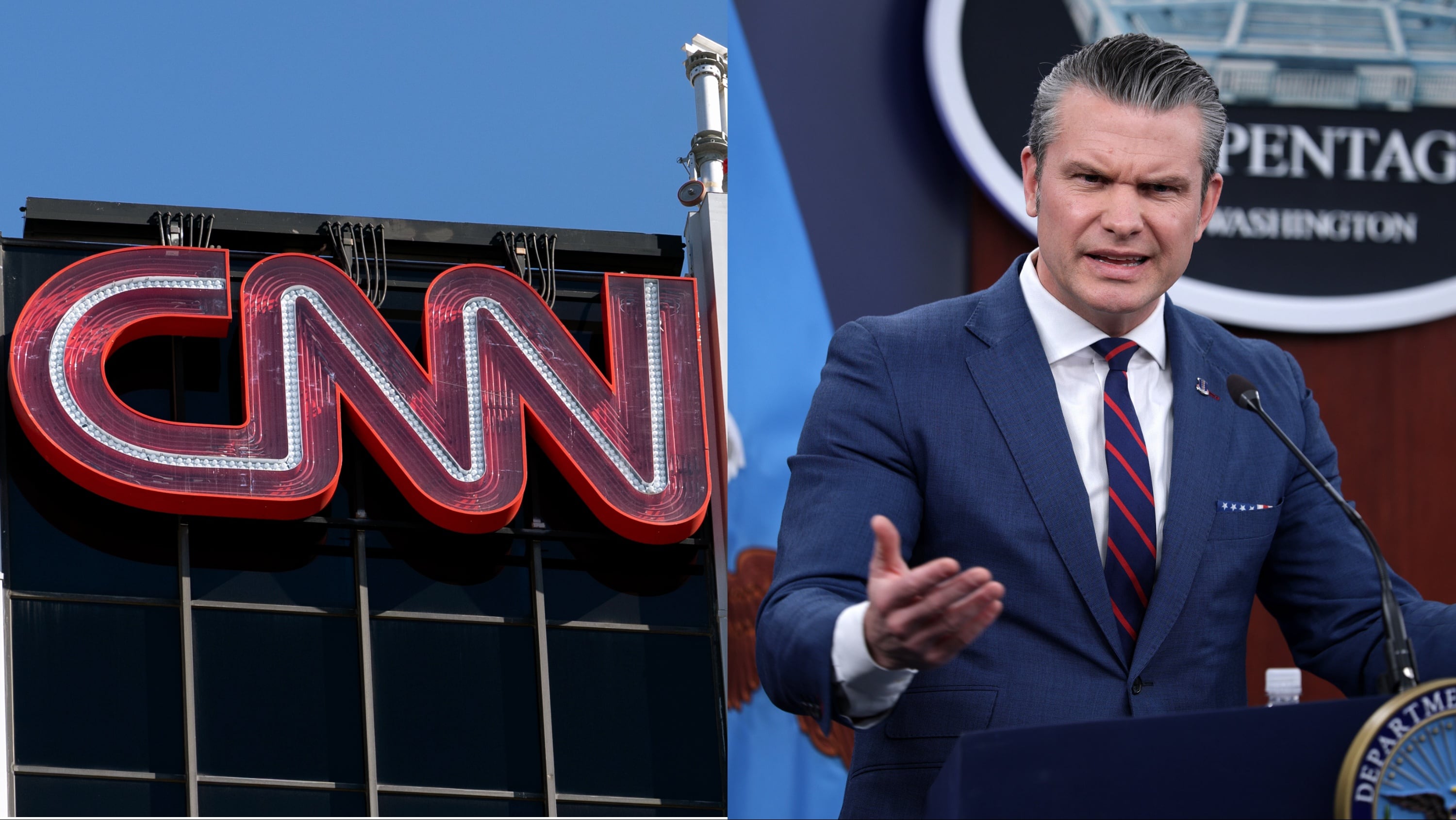 CNN Bites Back After Hegseth Lashes Out At Network Over War