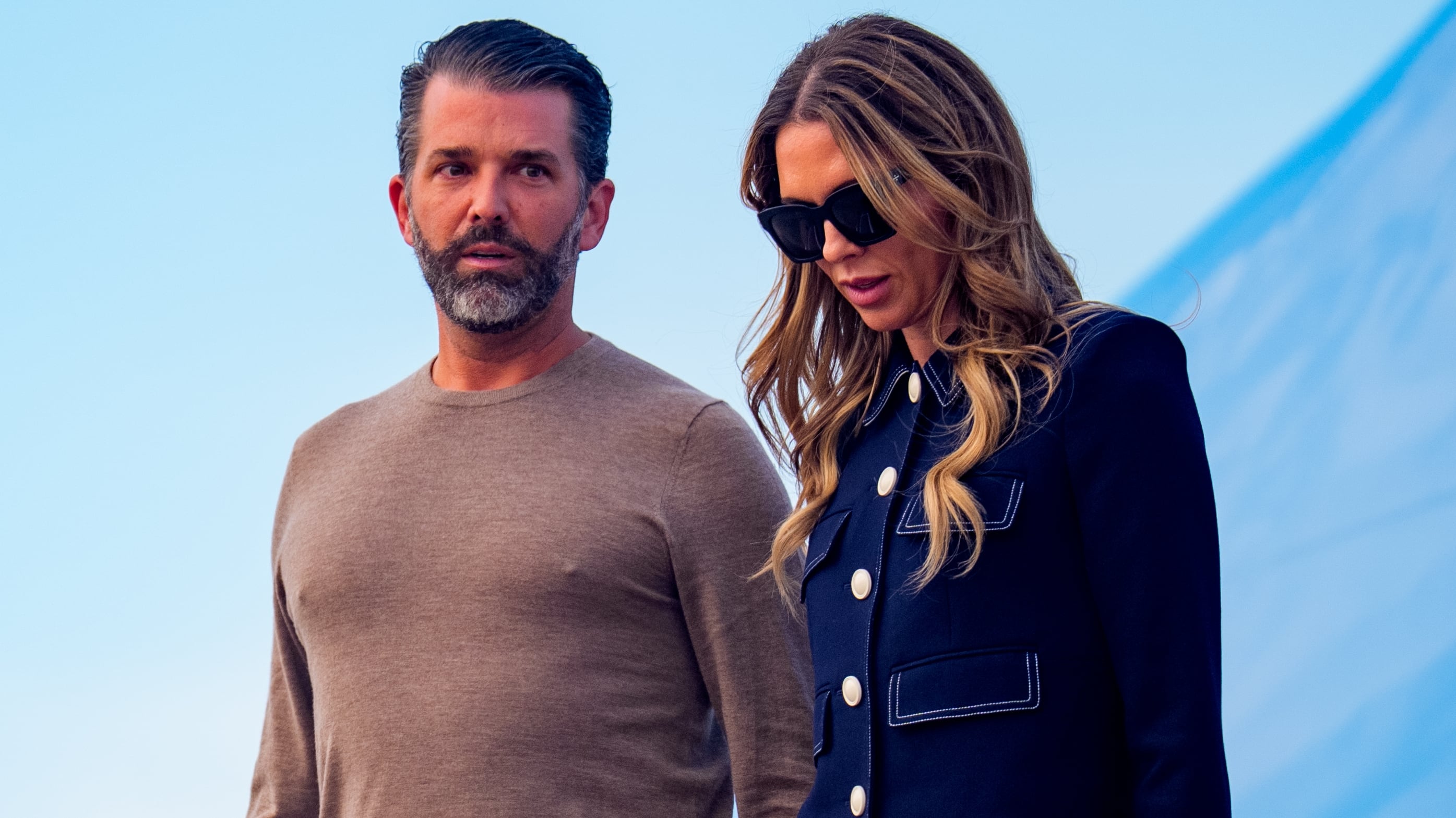 Don Jr. Reveals Engagement to New Girlfriend in Awkward Speech