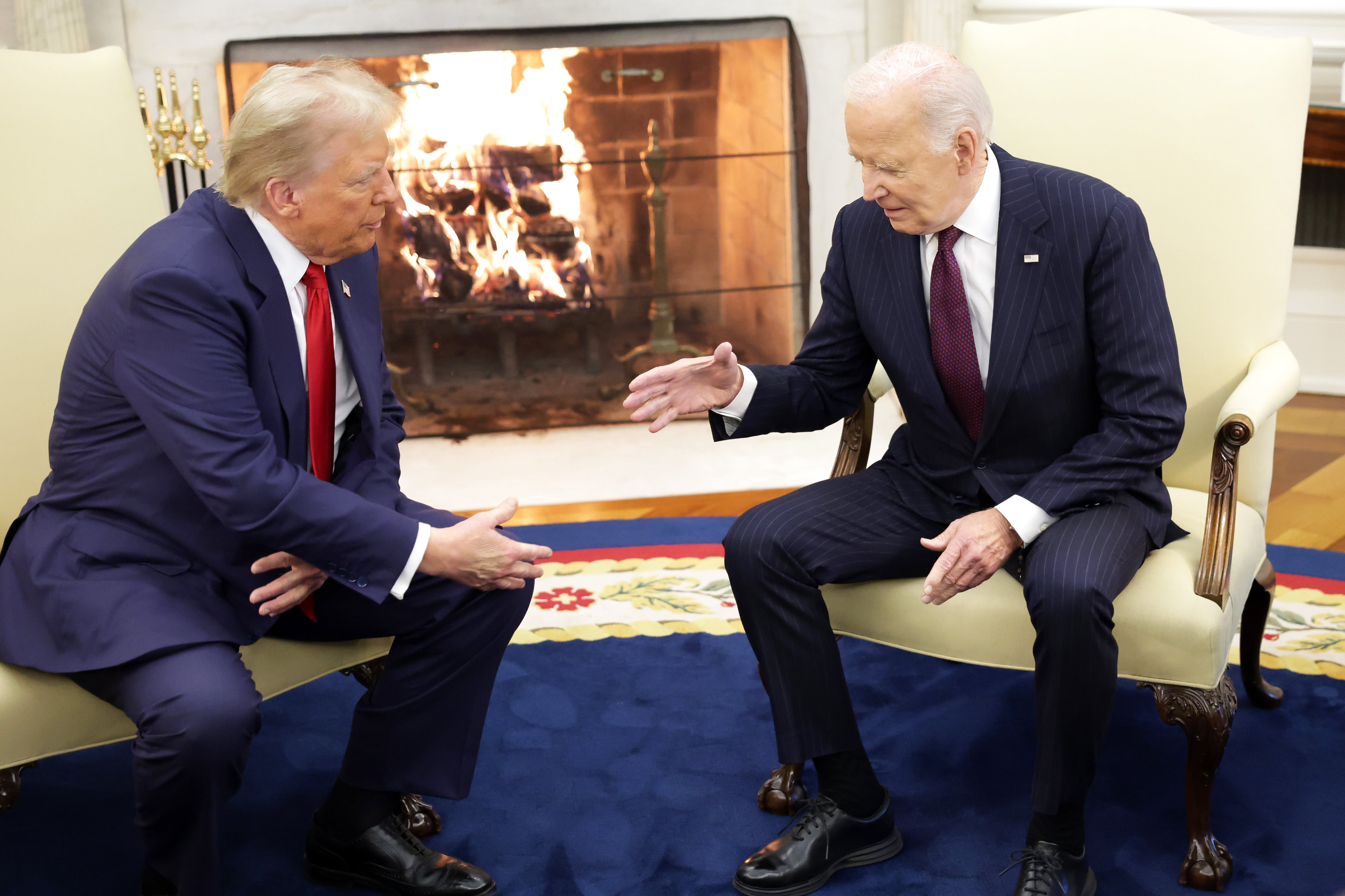 Trump has long needled Biden for his 2020 victory. / Alex Wong / Getty Images